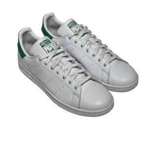 Adidas Stan Smith White Leather Sneakers Shoes Fairway Green 10
